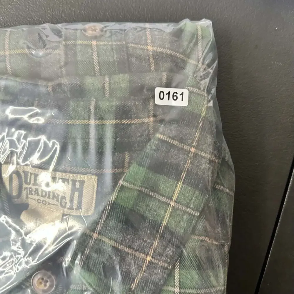Duluth Trading Co Plaid Button Down Flannel Shirt - XL
